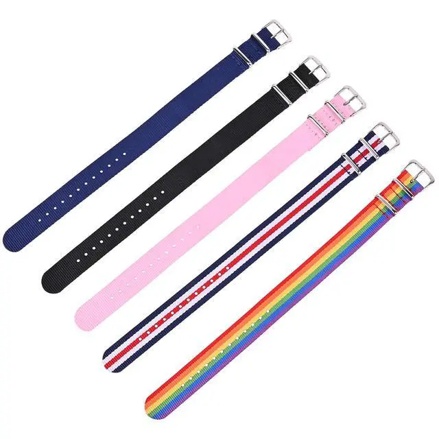 Alt view image 4 of 5 - Canvas Nylon Strap Compatible with Garmin Approach s10 Bands Replacement Golf Watch Band