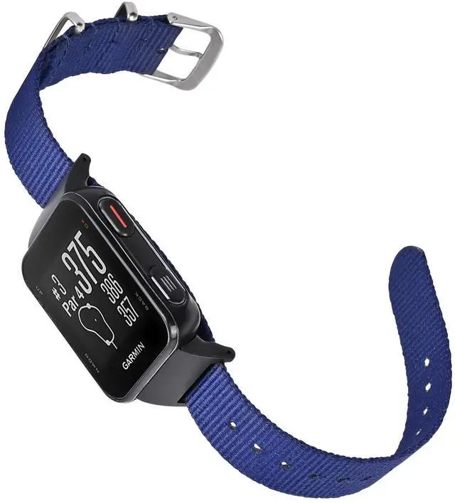 Main image of Canvas Nylon Strap Compatible with Garmin Approach s10 Bands Replacement Golf Watch Band