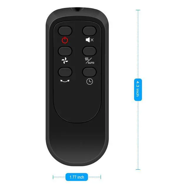 Alt view image 6 of 6 - Replacement Remote Control Applicable for Dreo Tower Fan DR-HTF003 | Cruiser Pro T3