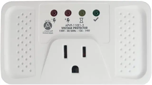 Main image of Appli Parts APVP-11EE1-3 120 V Voltage Surge Protector for Refrigerators, 50/60 Hz, 12 A, 140 joules, regulator with time delay works with all electronic appliance brands