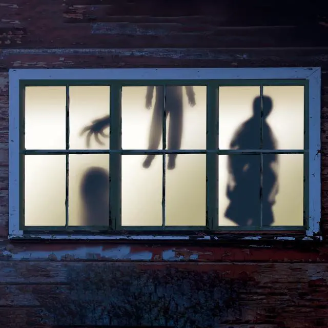 Main image of 3 Pcs Halloween Window Decorations Horror Lower Body Full Body Upper Scary Hands Curtain Decor Poster Decorations for Window Door Halloween Party Decors