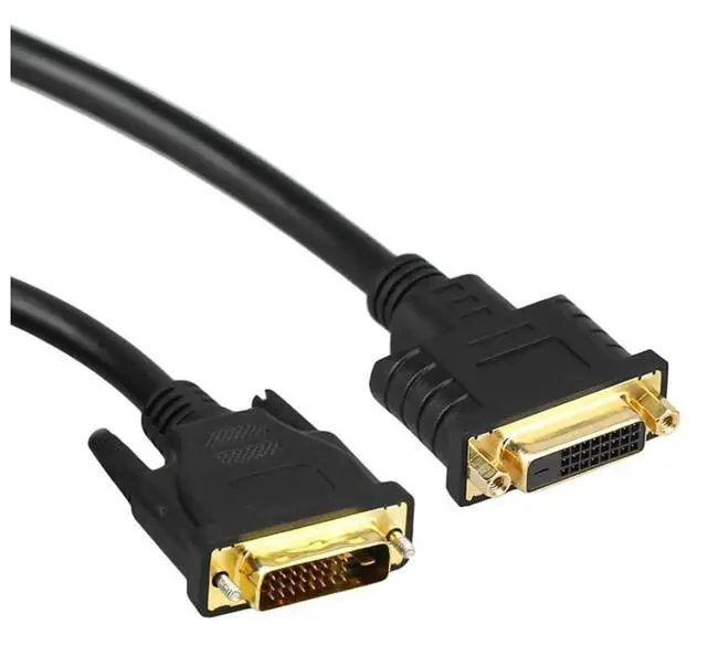 Alt view image 4 of 7 - DVI Wall Plate Kit with Coupler and 1.5 Foot Extension Cable DVI-D Medical X-RAY Use