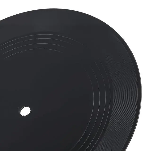 Alt view image 3 of 7 - 50 Pcs 7 Inch Blank Vinyl Records, Decorative Fake Records Black Plastic Plain Record for Wall Art Aesthetic, Party Wedding Decor