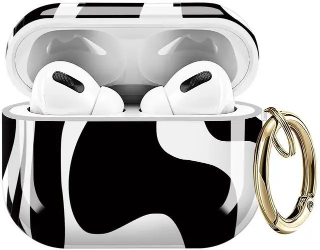 Main image of Compatible with AirPods Pro 3 Generation 2025 Case, Shockproof Cover with Golden Buckle for Women & Girls, Protective Anti-Drop Design(Artistic Pattern)