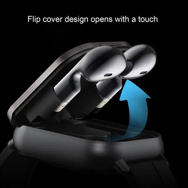 Alt view image 7 of 7 - Smart Watch with Earbuds, 2.01 HD Smartwatch Health and Fitness Tracker for Men Women Answer Make Calls Fitness Watch foriOS forAndroid