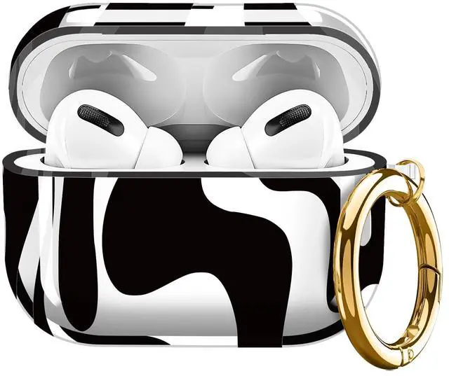 Main image of Compatible with AirPods Pro 2nd / 1st Generation Case, Shockproof Cover with Golden Buckle for Women & Girls, Protective Anti-Drop Design(Artistic Pattern)