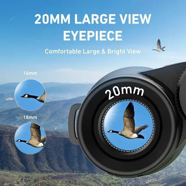 Alt view image 2 of 6 - 15X45 HD Binoculars for Adults High Powered with Binocular Harness Strap, Phone Adapter and Tripod, IPX7 Waterproof Binoculars for Hunting Wildlife Bird Watching Cruise Ship Travel Hiking