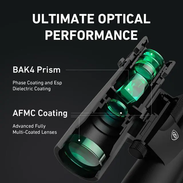 Alt view image 5 of 6 - 15X45 HD Binoculars for Adults High Powered with Binocular Harness Strap, Phone Adapter and Tripod, IPX7 Waterproof Binoculars for Hunting Wildlife Bird Watching Cruise Ship Travel Hiking