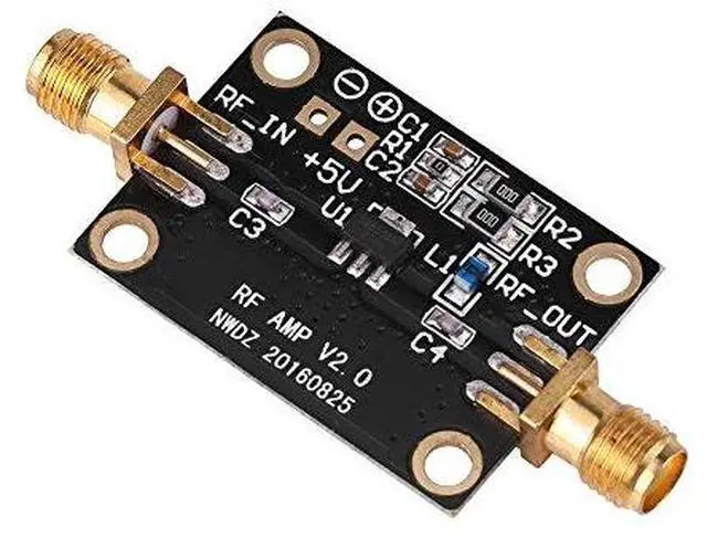 Alt view image 6 of 7 - 0.01-4GHZ 21DB Wideband LNA Amplifier Module High Gain Low Noise Amplifier for HAM Radio RTL SDR Broadband