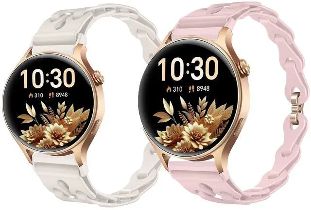 Main image of Compatible for Aeac Smart Watch Bands, 20mm, 22mm Quick Release Elastic Silicone Hollowed Out Replacement Straps Compatible for Aeac AR01 1.32 Inches Round, W208 Plus, IDW19, IDW28, GTX12