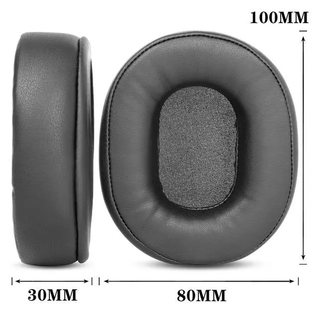 Alt view image 3 of 6 - ANC8 Replacement Earpad Ear Cups Ear Cover Cushions Compatible with Ausdom ANC8 anc8 Headphones (Black2) | with Protein Leather Ear Cups Ear Cover Cushions
