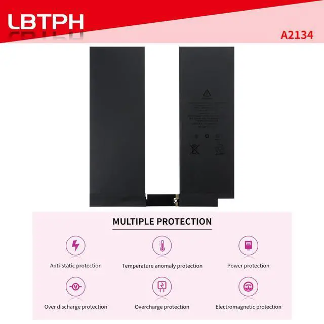 Alt view image 5 of 7 - A2134 8134mAh Tablet Battery for iPad A2125 A2123 A2152 A2153 A2154 | For iPad Air 3 / 3 2019, For Air 10.5" 2019 / 3 10.5" 2019 Series