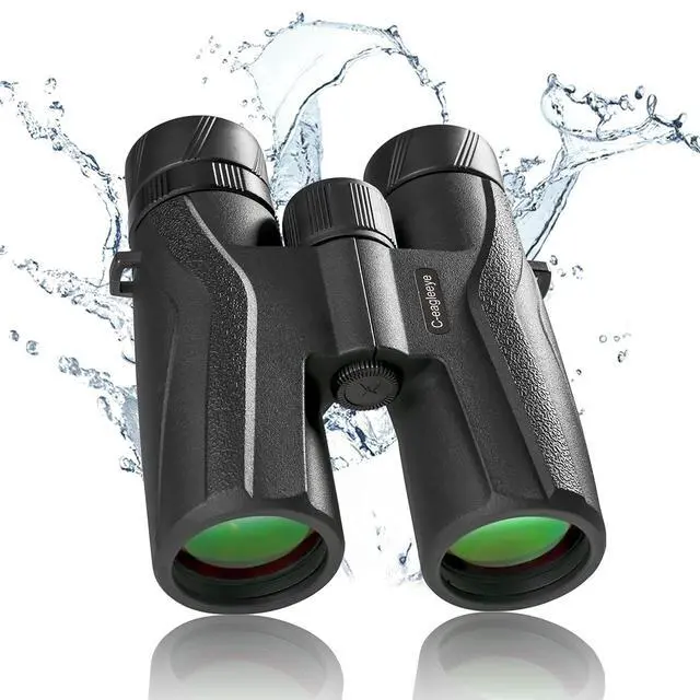 Alt view image 4 of 6 - Ceagleeye10x42 Binoculars for Adults,Ipx7 Professional Waterproof and Anti-Fog with 23mm Large Eyepiece Bak4 Lens,Binoculars for Travel Bird Watching Hunting Sports Extra Bag,Strap,Phone Adapter,Black