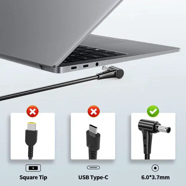 Alt view image 6 of 6 - 150W Gaming Charger Fit for ASUS TUF A15 G531 FA706 A18-150P1A ADP-150CH B Adapter