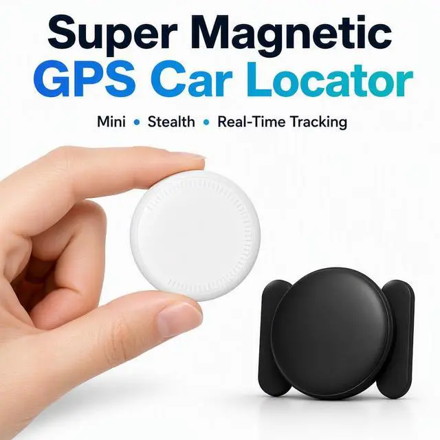Alt view image 3 of 6 - Mini Tracker for Vehicles, Magnetic Car Tracker with Anti-Theft Alerts - Works with Apple Find My (iOS Only), IP65 Waterproof, No Subscription, Hidden Tracking Device for Cars, Bikes, Luggage