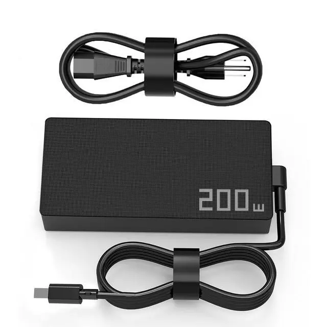 Alt view image 3 of 6 - 200W ADP-200JB K Adapter fit for Asus ROG Zephyrus G14 G16 V16 GA605 GU605 | GA605WV GA605WI Compatible with ASUS Flow Z13 ProArt P16 /PX13 /PZ13 H7606 HN7306 Laptop Charger 20V 10A