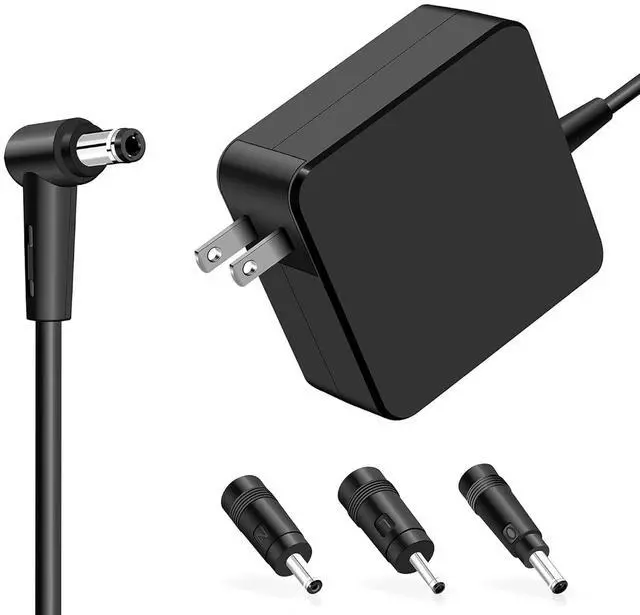 Main image of 65W Laptop Charger Compatible with Asus Vivobook 15 16 17 Zenbook Flip Chromebook EeeBook Notebook Laptop 5.5 * 2.5mm with 3 Adapter, Support 45W 33W