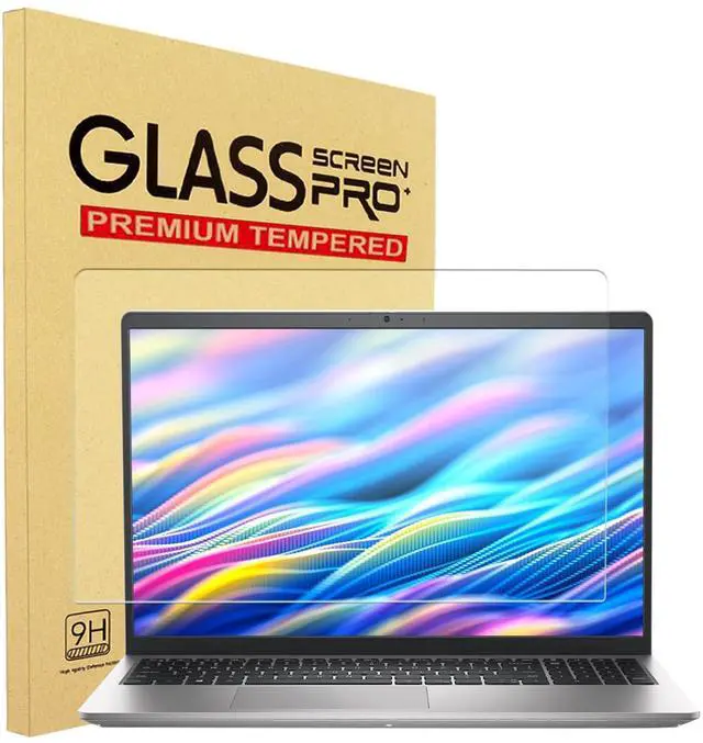 Main image of Tempered Glass Screen Protector for Dell 15.6 Inch | Dell 15 DC15250/DC15255,Dell Pro 15 Essential PV15250/PV15255 Laptop, 9H Hardness, Scratch Resistant
