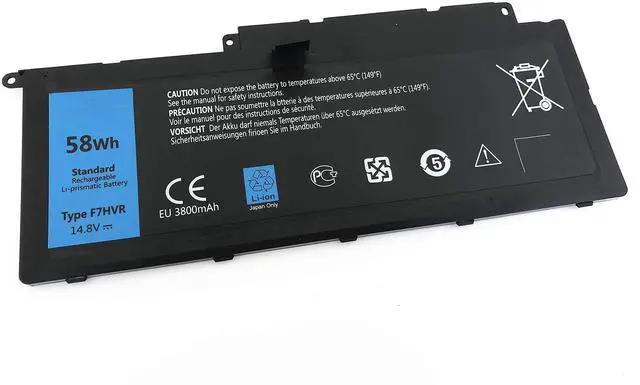 Main image of F7HVR 14.8V 58Wh New Laptop Battery for Dell Inspiron 15 7537 Insprion 17 7737 G4YJM 062VNH T2T3J
