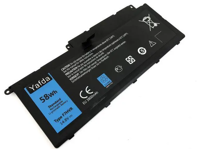 Alt view image 2 of 7 - F7HVR 14.8V 58Wh New Laptop Battery for Dell Inspiron 15 7537 Insprion 17 7737 G4YJM 062VNH T2T3J