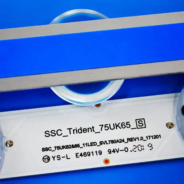 Alt view image 4 of 7 - LED Strips for SVL750A25 75UK65 75UK6190PUB 75UK6570PUB 75UN6950ZUD | 75UV340C-UB, 75UM6970PUB, 75UM7580PVA, 75UM6090PUB, 75UK6570PSA, 75UK6570AUA, 75UM8070PUA, 75UN6950ZUD, 75UK6500,SVL750A24