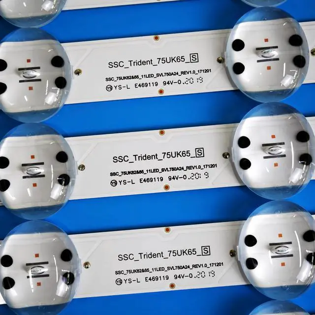 Alt view image 3 of 7 - LED Strips for SVL750A25 75UK65 75UK6190PUB 75UK6570PUB 75UN6950ZUD | 75UV340C-UB, 75UM6970PUB, 75UM7580PVA, 75UM6090PUB, 75UK6570PSA, 75UK6570AUA, 75UM8070PUA, 75UN6950ZUD, 75UK6500,SVL750A24
