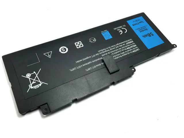 Alt view image 5 of 7 - F7HVR 14.8V 58Wh New Laptop Battery for Dell Inspiron 15 7537 Insprion 17 7737 G4YJM 062VNH T2T3J