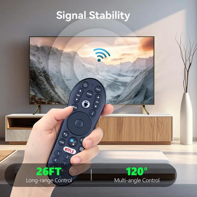 Alt view image 4 of 7 - R37023B Voice Remote Control for TiVo Stream TDSTV+ Android TV URC37023BA00