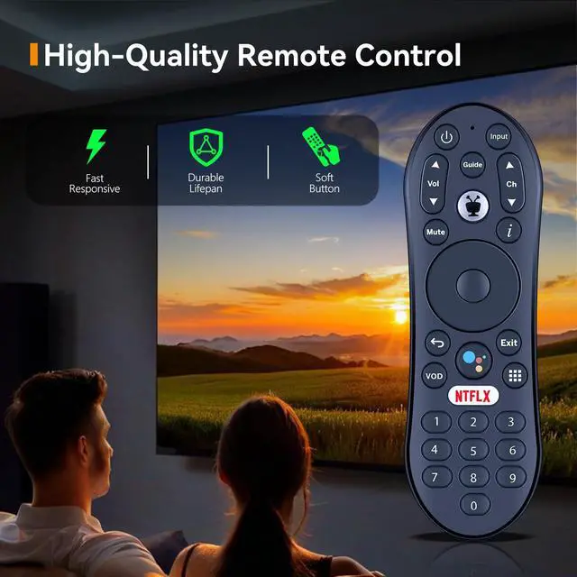 Alt view image 3 of 7 - R37023B Voice Remote Control for TiVo Stream TDSTV+ Android TV URC37023BA00