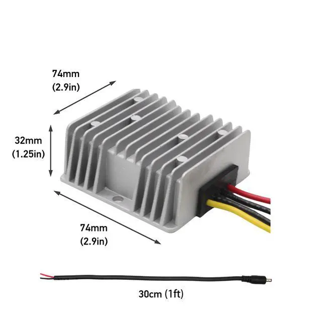 Alt view image 2 of 5 - DC12V(9V-35V) Step Up to 57V 5A 285W Booster Converter, Power Supply for Starlink Standard 4/4X/V3 Gen 3 Router