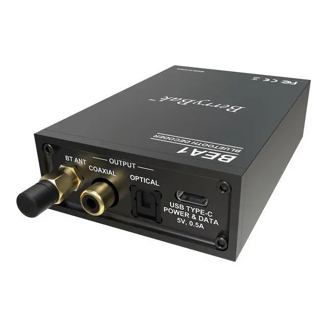 Alt view image 6 of 6 - Bluetooth 5.3 Audio Receiver USB Decoder DAC QCC5171 for Home Stereo with aptX HD LDAC, Bluetooth Audio Adapter with Audiophile DAC, RCA Optical Coaxial Output for AV Receiver or Stereo Amplifier-BEA1