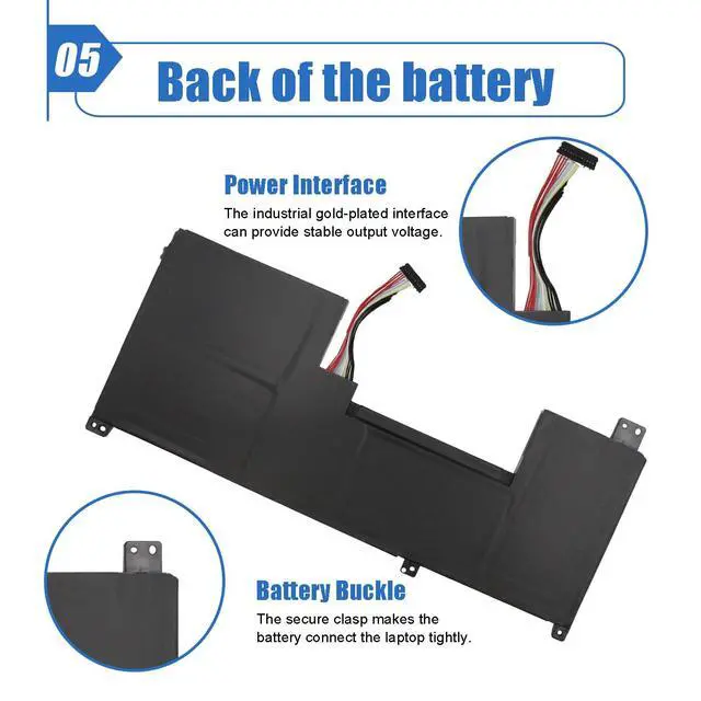 Alt view image 6 of 6 - 76Wh L17M4PG2 Laptop Battery Compatible with Lenovo Legion Y730-17ICH | For Legion Y740-17ICHG Y740-17IRH Y740-17IRHG Y9000K Series, L17C4PG2 L17L4PG2 L17S4PG2, 15.36V 4955mAh replacement Battery