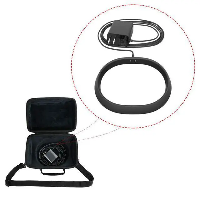 Alt view image 4 of 6 - Hard Travel Case for Sonos Move Speaker and Charging Dock | Portable Travel Bag Replacement with Detachable Shoulder Strap and Handle, Shockproof EVA Shell and Soft Lining
