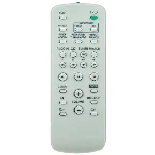 Alt view image 6 of 6 - RM-SC55 Replacement Remote Control Applicable for Sony Mini Hi-Fi Component | System MHC-EC77 CMT-HPR90 MHC-EC55 MHC-GX99 MHC-EC68 HCD-EC55 HCD-HPR90 HCD-EC77 HCD-GX99 HCD-EC68