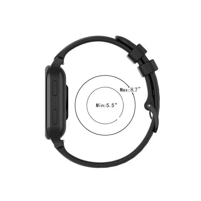 Alt view image 2 of 7 - 6pack Bands Compatible with IP67 Waterproof Sports Tracker Watch Replacement Soft Straps Silicone Watch Band Strap with Quick Release Pins for IP67 Fitness Watch Activity Tracker