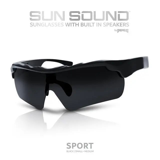 Alt view image 4 of 6 - Sun & Sound Smart Sunglasses Combine On Trend Classic Sunglasses with UV400 Protective Lenses and Built-In Bluetooth Premium Open Ear Speakers for Hands Free Communication - (SM-MED) SPORT/BLACK