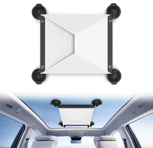 Main image of Starlink Mini Mount, Starlink Mini Accessory for Car Sunroofs or Windows, Secure Satellite Mounting Kit with Strong Grip for RVs, Boats and Road Trips, Stable Signal Performance,Black