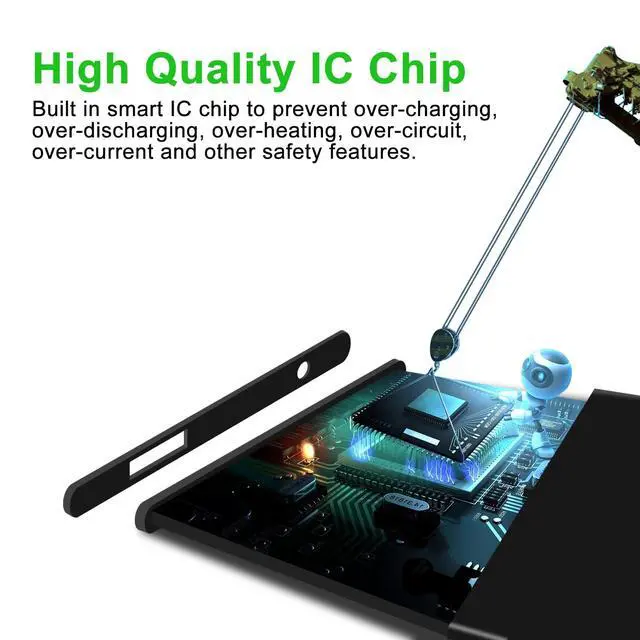 Alt view image 5 of 7 - Replacement Battery Scud-WT-N8 for Samsung Galaxy Tab A 8.0 2019 SM-T290 SM-T295 SM-T290N SM-T295N Battery with Adhesive Tape Tool Repair Kit