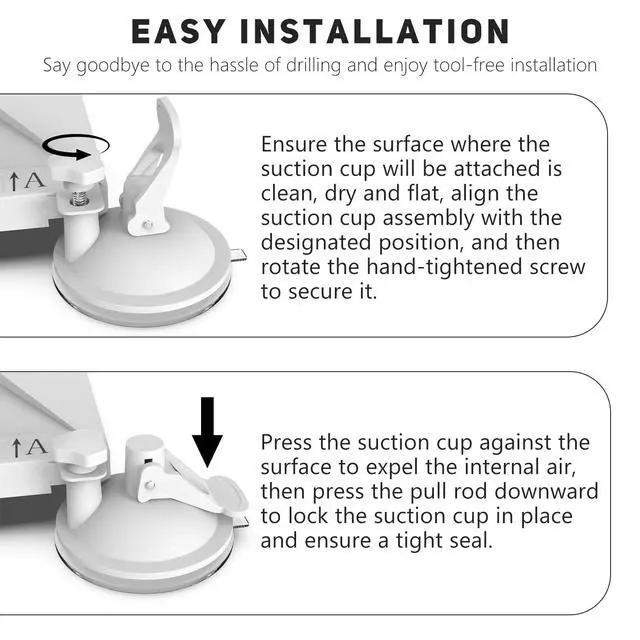 Alt view image 3 of 6 - Starlink Mini Mount, Starlink Mini Accessory for Car Sunroofs or Windows, Secure Satellite Mounting Kit with Strong Grip for RVs, Boats and Road Trips, Stable Signal Performance, White