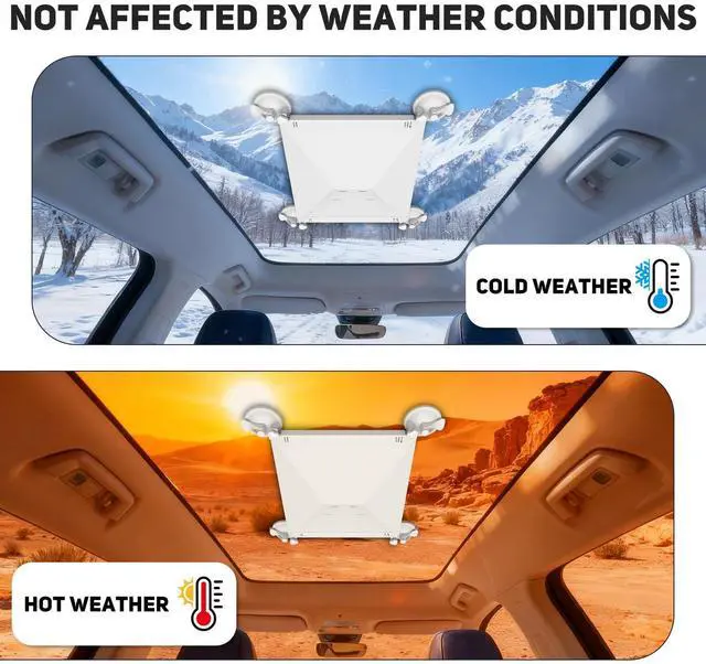 Alt view image 5 of 6 - Starlink Mini Mount, Starlink Mini Accessory for Car Sunroofs or Windows, Secure Satellite Mounting Kit with Strong Grip for RVs, Boats and Road Trips, Stable Signal Performance, White