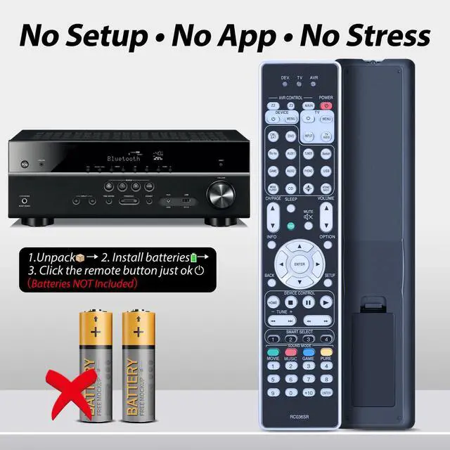 Alt view image 6 of 7 - RC036SR New Replacement Remote Control for Marantz AV Receiver SR7012 SR7013