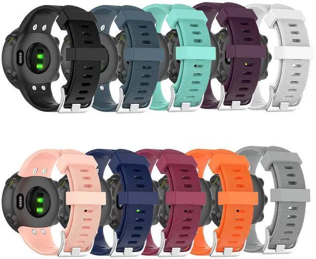 Main image of Silicone Wristband Replacement WatchBand Strap for Garmin Forerunner 45/Forerunner 45s Smartwatch