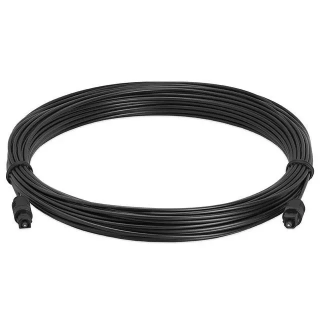 Alt view image 2 of 7 - TOSLink Optical Digital Audio Cable SPDIF Dolby Digital DTS 50 ft
