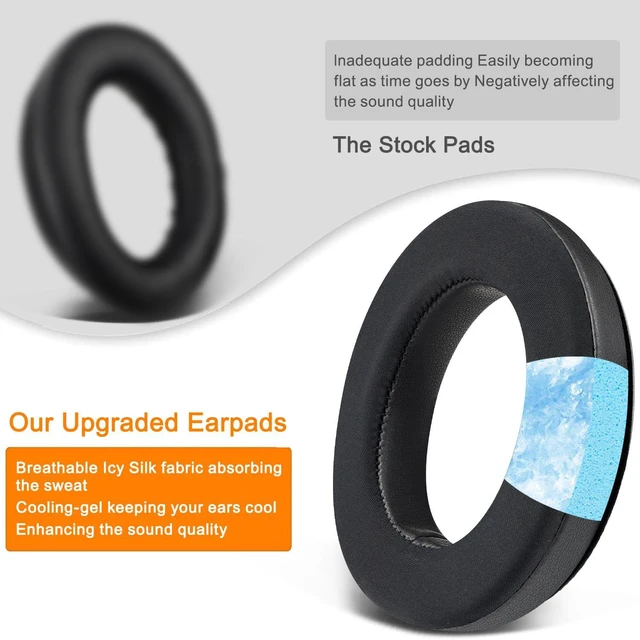 Alt view image 5 of 6 - Cooling Earpads for Bose (TP-1/TP-1A/AE1) - Black | for Triport (1/1A), Around Ear I
