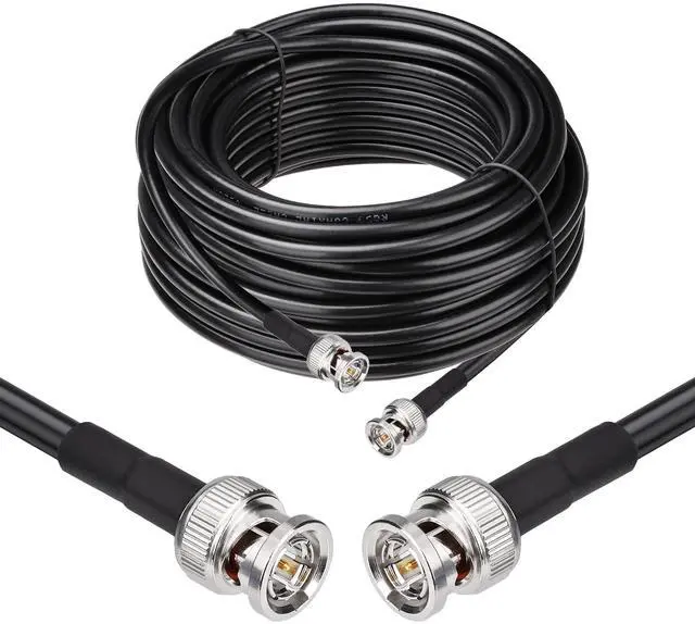 Main image of SDI Cable 50ft 75 Ohm BNC Male to Male RG59 Precision Video Cable Supports HD-SDI/3G/6G-SDI/4K/8K CCTV Video Converter Audio Monitor Splitter