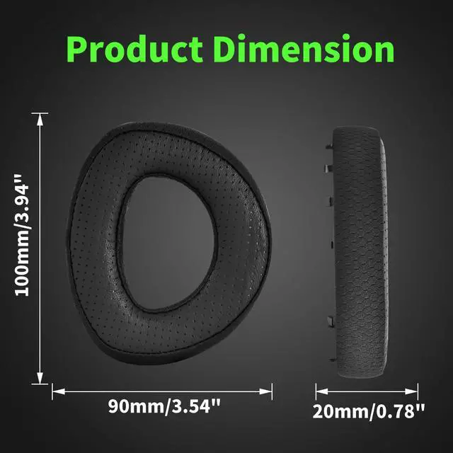 Alt view image 6 of 7 - Lambskin Earpads for Sennheiser HD700/HD 700 Headphones, Black | Perfect Fit, Simple Quick Install, Noise Isolation, Enhanced Durability, Ergonomic, Long Sessions, Memory Foam