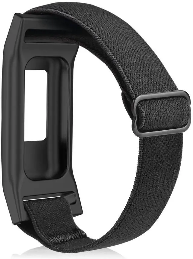 Main image of Elastic Nylon Strap compatible with Garmin vivofit Jr 1/2 Bands Replacement with Case for Kids
