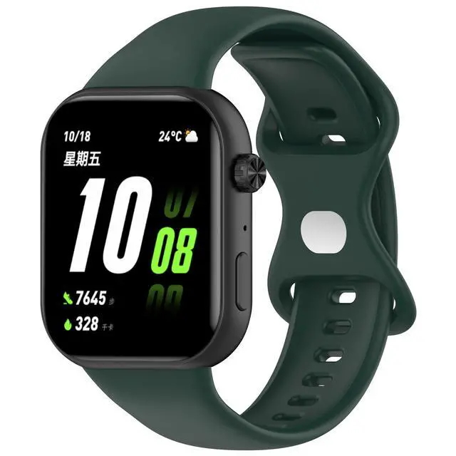 Alt view image 4 of 7 - 4-Pack Compatible with Honor Rossini 2i Band, Soft Silicone Replacement Sport Wristband Strap Accessories for Rossini 2i