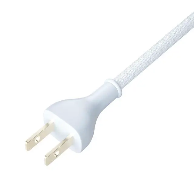 Alt view image 4 of 7 - Power Cord for A1639 Homepod(1st Gen) Smart Speaker, 6ft/1.8m | US AC Power Cable 2-Prong Plug Male to Female Power Cord 622-00147, White, Not for HomePod 2(2nd Gen)