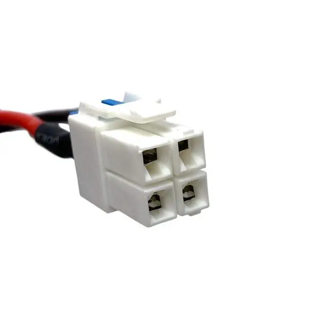 Alt view image 3 of 5 - 3.28 Ft 4 Pin 12 AWG DC Power Cable Compatible with Yaesu Radio FT-450 FT950 Ken Wood TS-480 TS-590SG TS-890s Icom IC-7000 IC-7600